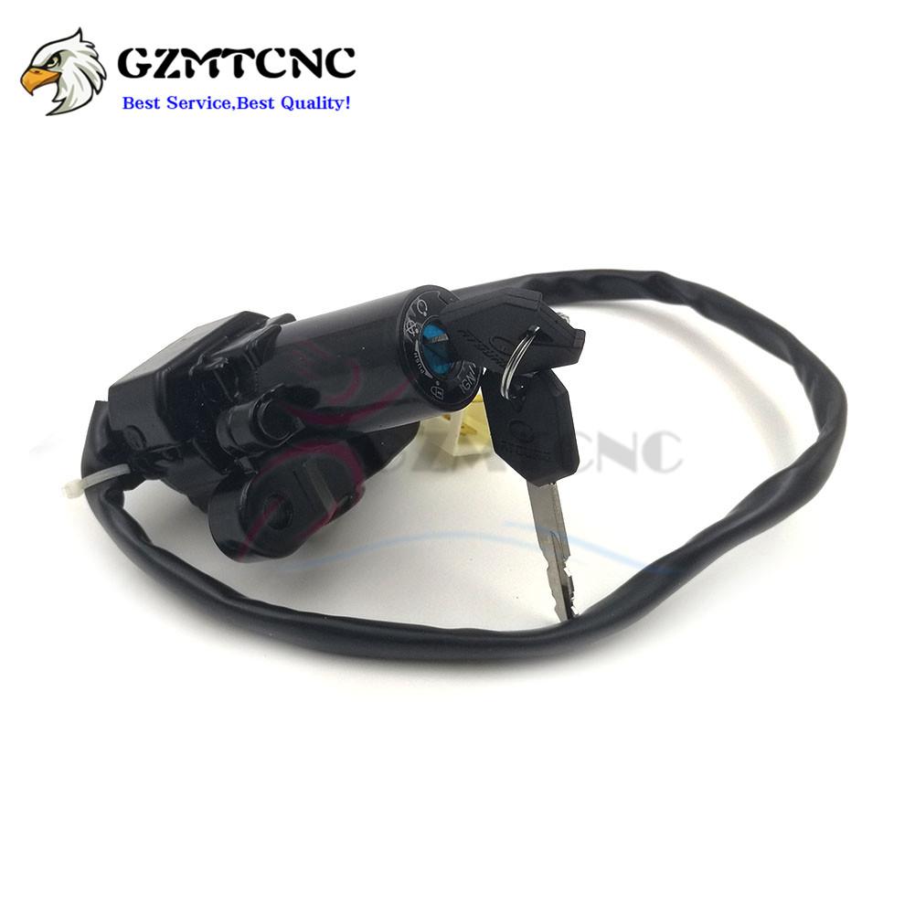 For Yamaha YZF R1 2002-2003, 2007-2010 R6 2004, 2006-2013 FJR1300 01-10 FZ6 R6S Ignition Switch Seat Lock Fuel Gas Cap with Keys