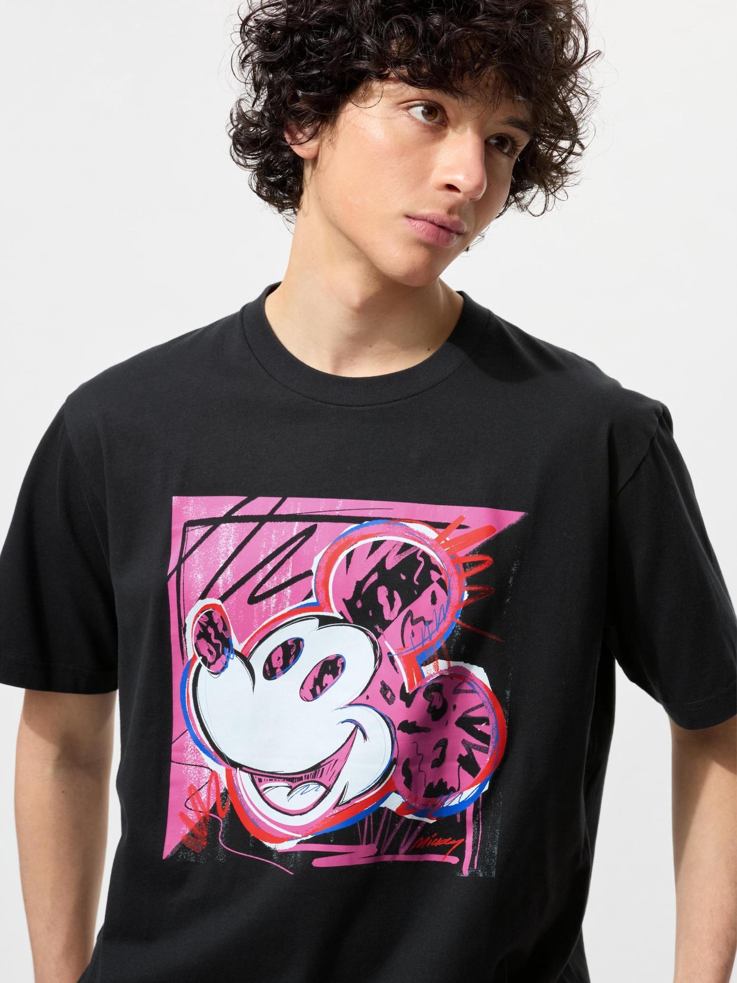 

Uniqlo Mickey Face Ut 09 BLACK/S