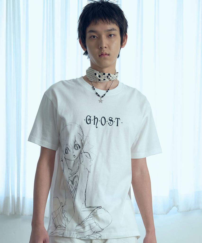 NICEGHOSTCLUB Star Girl Tee_White(Ng2Gmut510A)