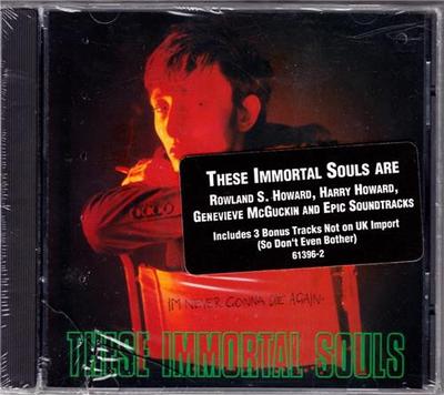CD THESE IMMORTAL SOULS - I'm Never Gonna Die Again 9613962 Mute 1992 US Dance & Electronica Used