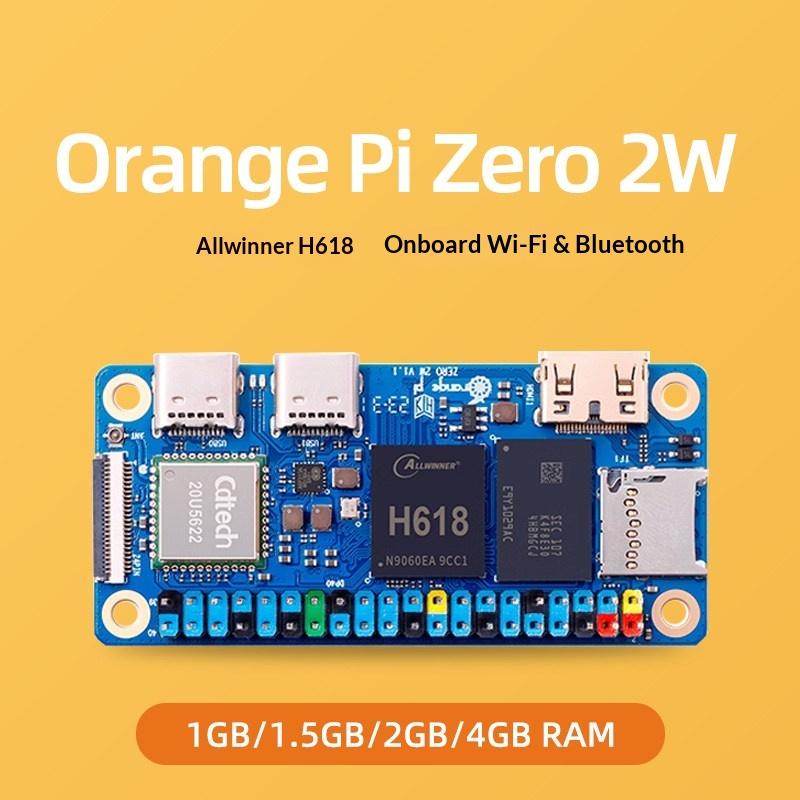 Orange Pi Zero 2W Development Board - Allwinner H618, Supports Android & Linux
