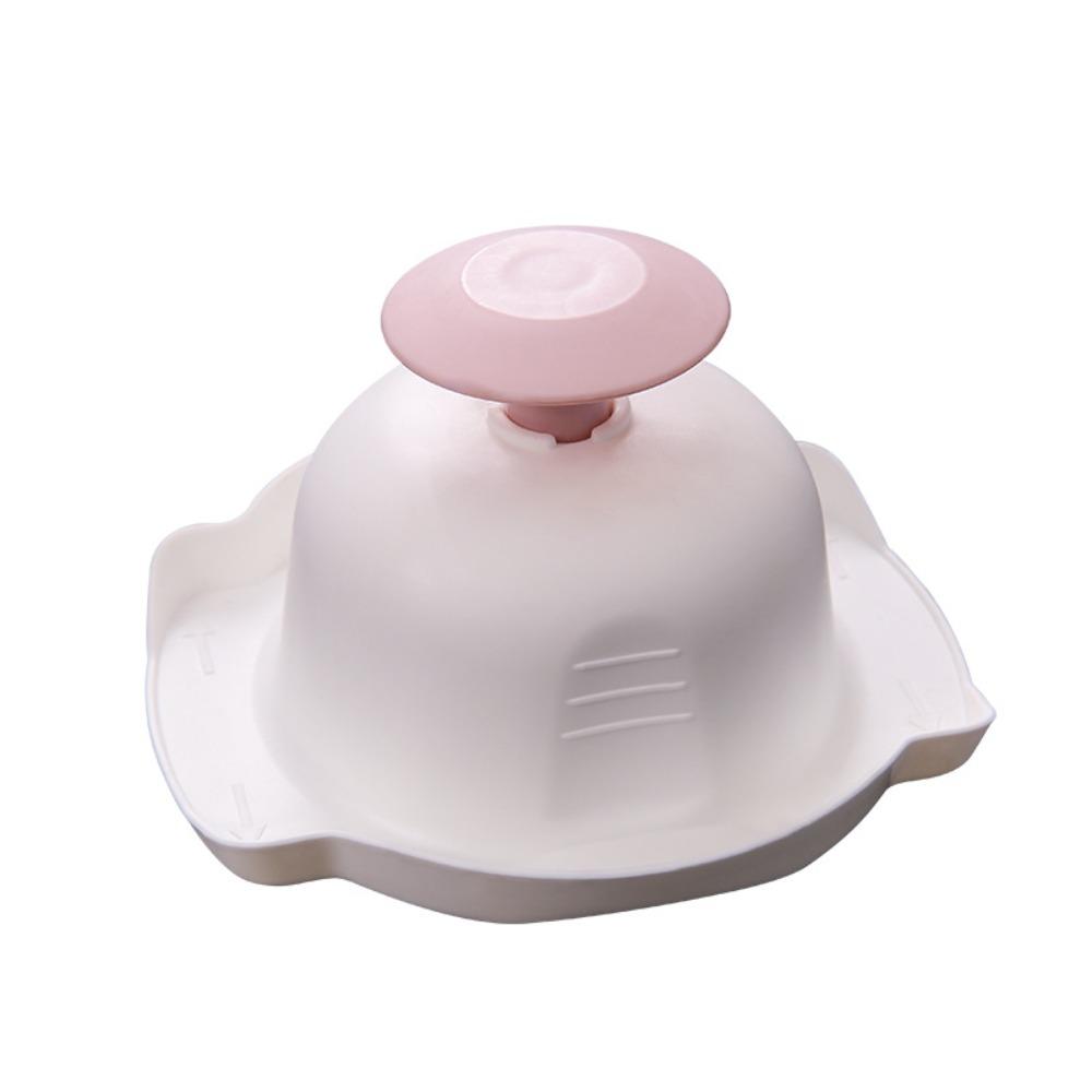 

Портативный кухонный держатель для пальцев, слайсер, терка, безопасная подставка, защита для безопасной нарезки овощей, измельчение розовый