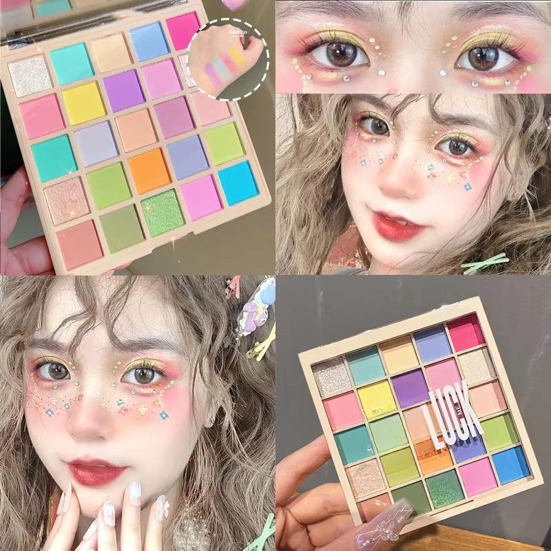 Paletky očných tieňov s 25 farbami s matnými hnedými a nude odtieňmi, vysoko pigmentované a dlhotrvajúce, každodenný make-up, dámska kozmetika