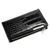 Women's Wallet with a Crocodile Skin Motif Gregorio