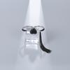 Original Designer Natural Love Gemstone Ring Tassel Design Niche High-end S925 Silver Black Agate Ring