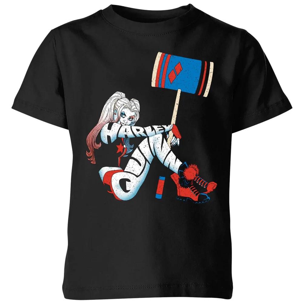 Batman Harley Quinn Kids  T-Shirt - Black - 3-4 Years 130
