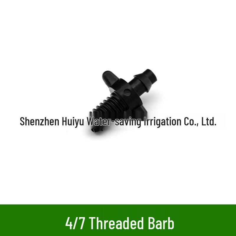 

47-Piece Capillary Fitting & Connector Set: Nozzle Plug, Tee, Double/Single Barb for Micro Spray Irrigation, Hanging Garden.