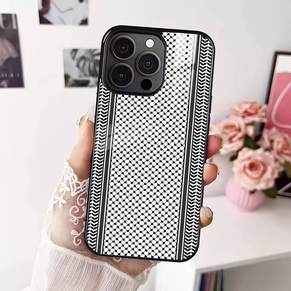 P-PalestineS Hattah K-Keffiyeh Phone Case For iPhone 17,16,15,14,13,12,Plus,Pro,Max for Magsafe Magnetic Wireless Charging