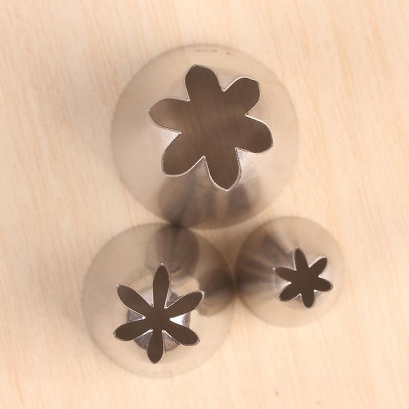 3 Teile/satz Große Icing Piping Gebäck Düse Tipps Backen Werkzeuge Kuchen Dekor