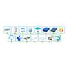 Frame Garden Pool 305 X 76 Cm 15-In-1 Intex 26702 + Bubble Machine For Free