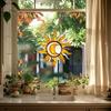 Colorful Window Film PVC Electrostatic Church Glass Decal Wall Sticker Art Mural Wallpaper for Home Decoration