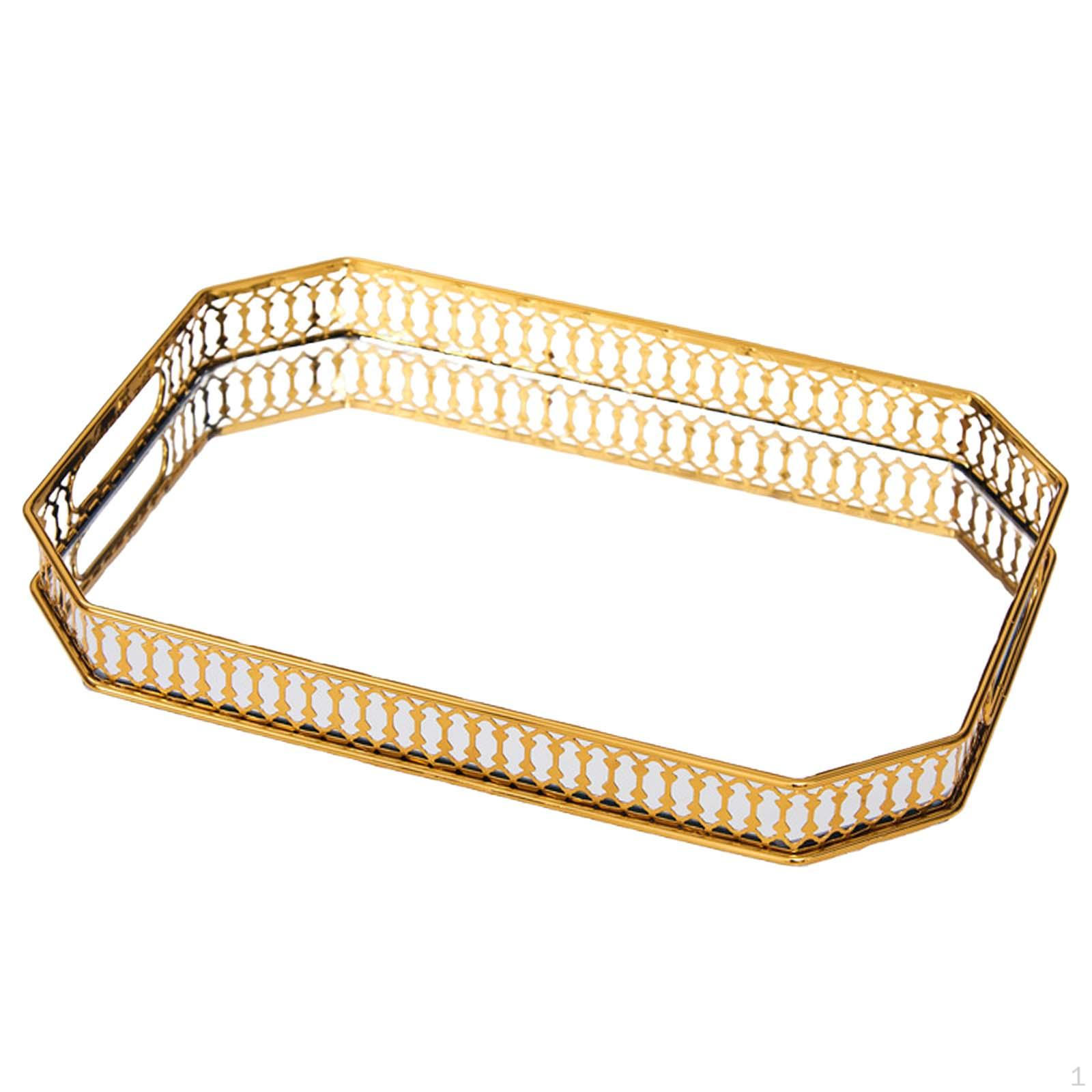 

Элегантный туалетный столик с зеркалом для хранения косметики 29x18CM