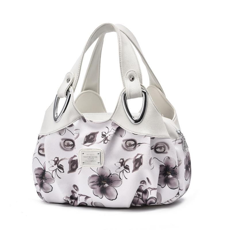 Women's bag summer new simple soft leather handbag large capacity medium mother bag tide