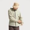 Li-Ning Serie Outdoor Urbana Color Sólido Cremallera con Capucha Holgada Protección UV Transpirable Protección Solar Chaqueta Chaquetas para Hombre Lima AFDV461-5