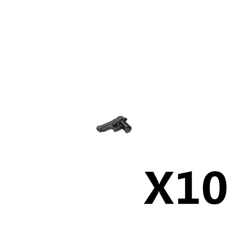 Vojáci Figurky Zbraně Stavebnice Pistole Poposha MP40 Puška AK74 Raketomet Kulka Plamenomet Hračky Dárek T051