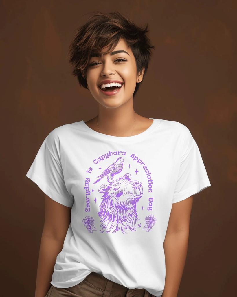 Capybara Day T Shirt Rodents Vintage Funny Animal Lovers Stylish Hilarious Joke Clothing Rats Mouse Mice Rodent
