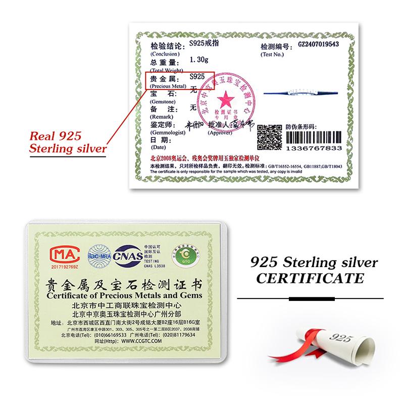 GRA Real Moissanite Diamond Solitaire Stackable Rings for Women 925 Silver Wedding Band Trendy Fashion Fine Jewelry