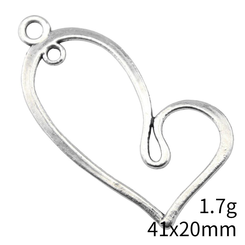 Valentine's Day Accessories Women Water Drop Moon Connector 2 Hole Pendants For Earring Accessories Parts Cheap Cute Stuff Accessory Parts