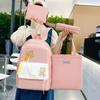 The Schoolbag Is Small and Fresh, the New Schoolbag Is Female, Simple and Large-capacity, Light and Casual Backpack, Cute, Primary School