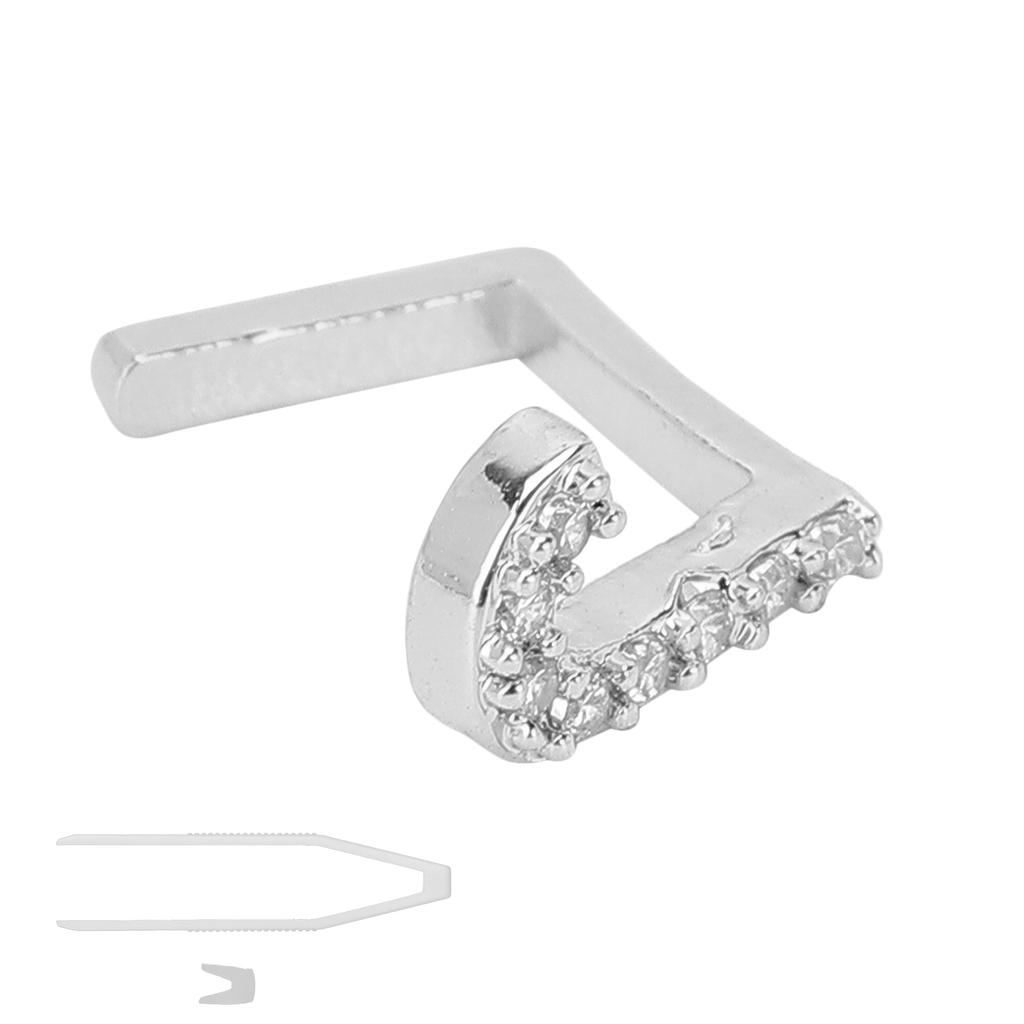 Capital Letter Hip Hop Tooth Removable Teeth Brace Decoration Teeth Accessory for Costume Party