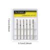 6Pcs Nail Cone Tip Drill Bits Electric Cuticle Clean Rotary For Manicure Pedicure Grinding Head Sander Tool