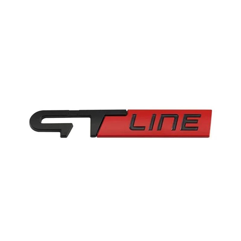 3D Metal GT RS LINE Rear Boot Side Emblem Sticker Decals for Logan Clio Megane 2 3 4 Captur Twingo Duster Kadjar