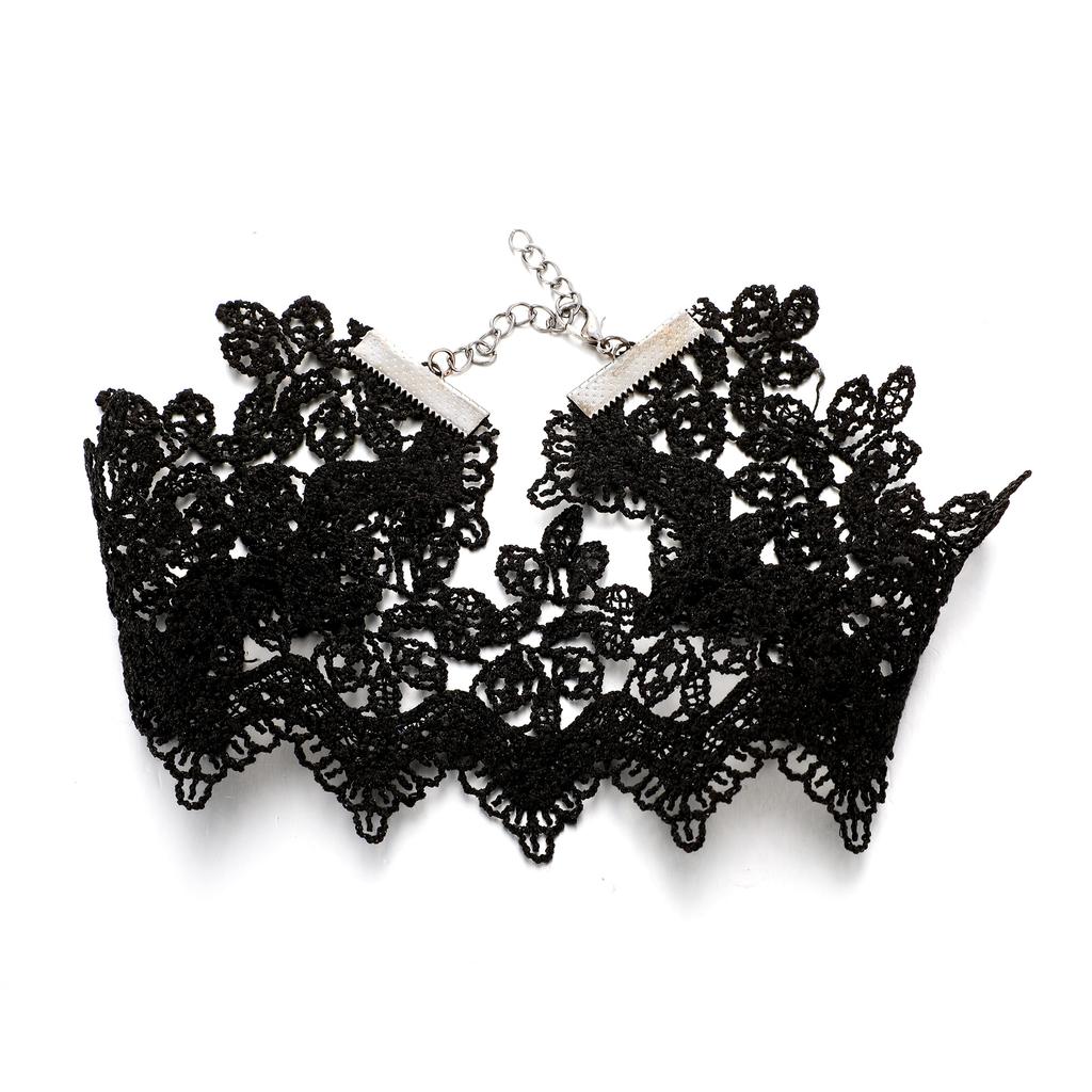 Classic Gothic Tattoo Lace Choker Women Necklace 1 Piece Stretch Velvet Women Necklace Jewelry Gift N002