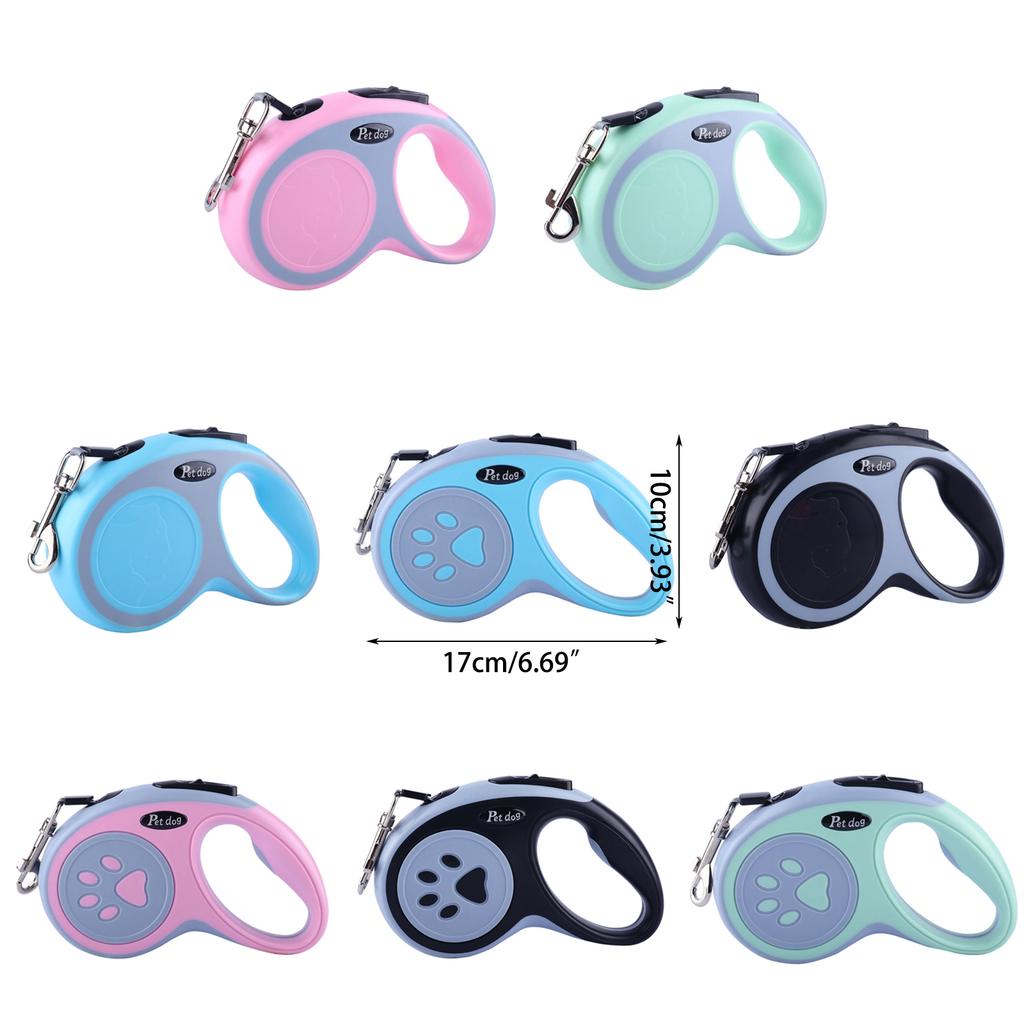 Pet Automatic Retractable Dog Leash Non-slip Outdoor Walking Lead Rope Roulette for Small Medium and Large Dog Cat