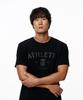 LIMELIGHT APPAREL Athlete Standard Fit Athletic Logo T-Shirt (Black/Grey)