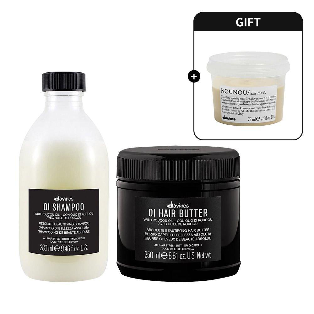OAI Shampoo 280ml + Hair Butter 250ml Set (+ Nunu Hair Mask 75ml)