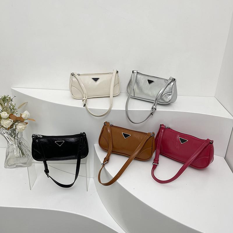 Trendy 2024 Womens Mini Shoulder Bag Stylish Vintage Pu Tote Purse For Daily Use