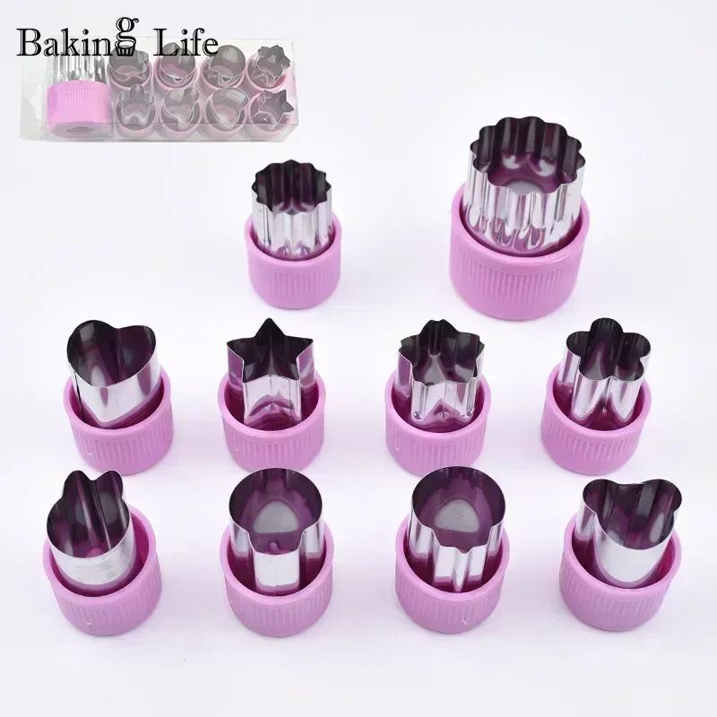 Herz Haushalt Form Gemüseschneider Kunststoffgriff Ausstechformen Sandwichschneider Edelstahl Obst Ausstecher Küchenhelfer