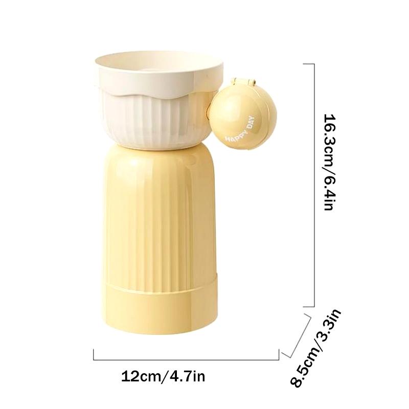 Bathroom Organizer Magnetic Toothbrush Cup Upside Down Fast Drain Toothbrush Holder For Hygienic Storage