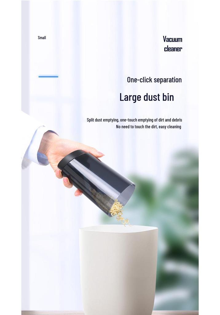 High Suction Dual-use Handheld Car & Home Vacuum Cleaner with Water Absorption