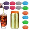 1/6pcs Silicone Soda Can Lid Reusable Can Stopper For Soda Beer Drinks Juice Coke Beverage Cap Fits Standard Coke Can