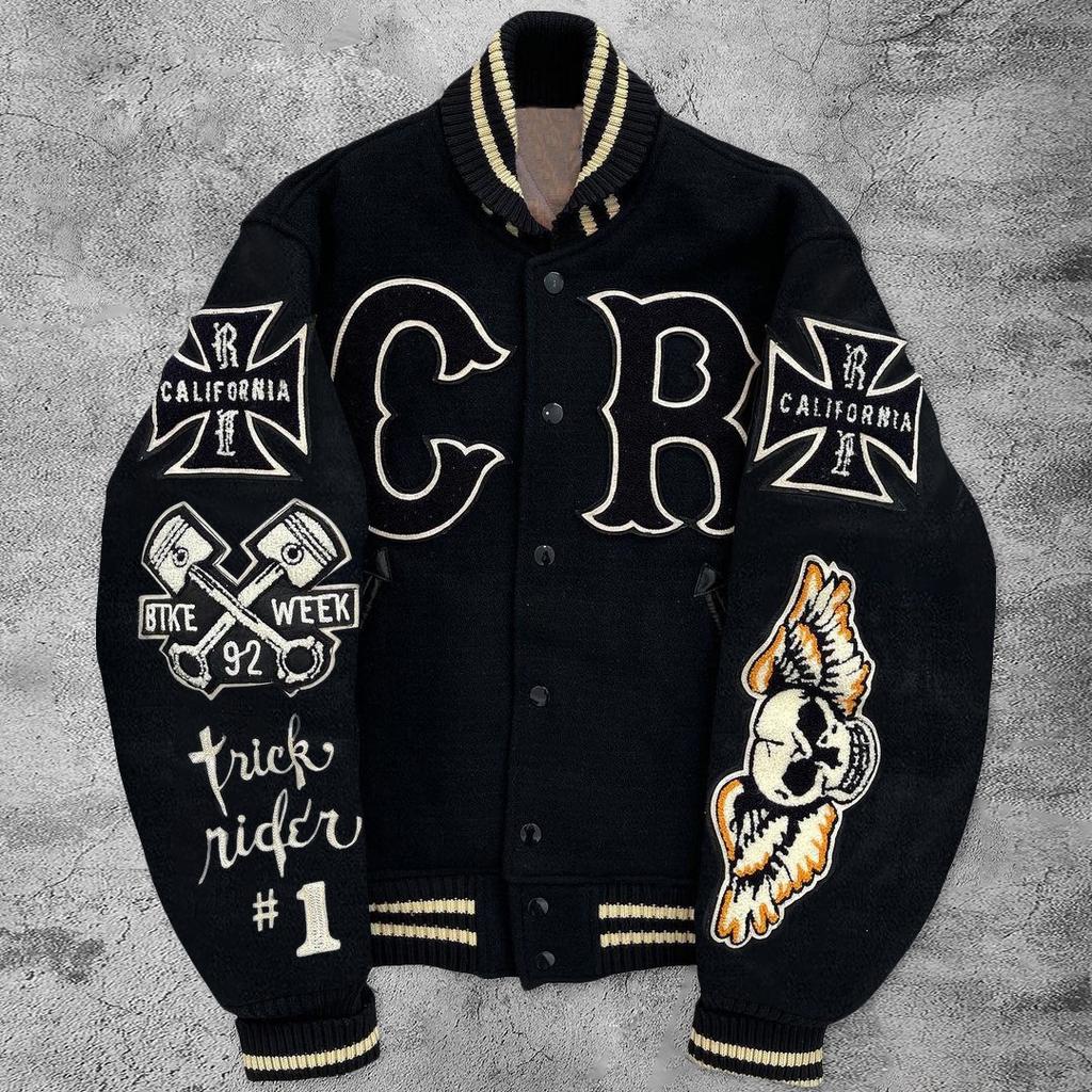 Fashion Men and Women with the Same Style Couple Spring and Autumn Jacket European and American 3D Printed Baseball Jersey