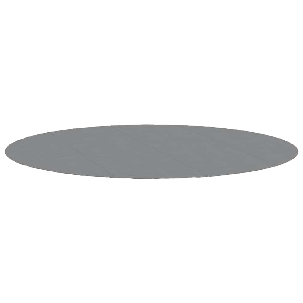 Vidaxl Pool Mat, Light Grey, Ø500 Cm, Polyester Geotextile