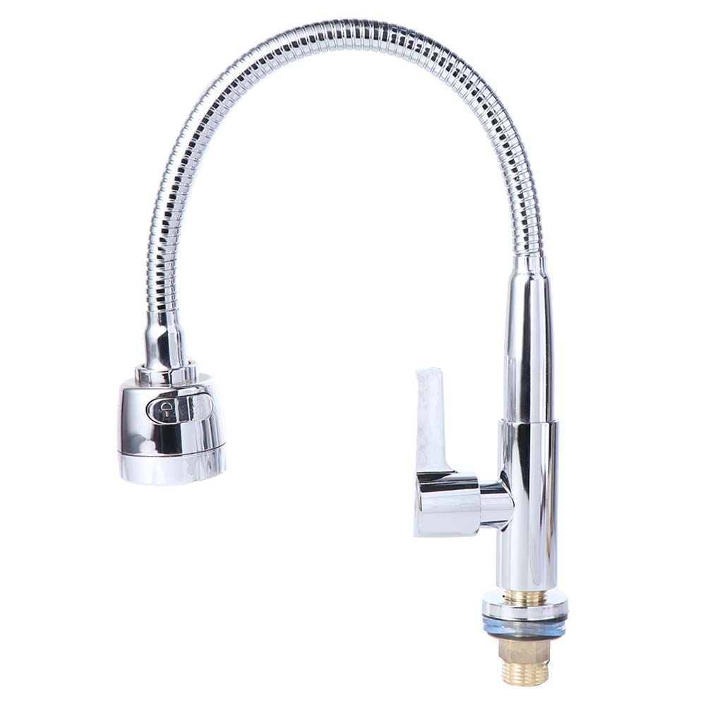 Rotatable Single Cold Water Faucet Adjustable Mode Kitchen Water Tap Kitchen Faucet  Balcony