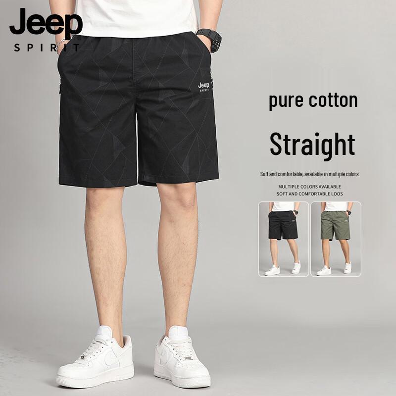 JEEP SPIRIT Men s Cotton Casual Sports Shorts 3XL