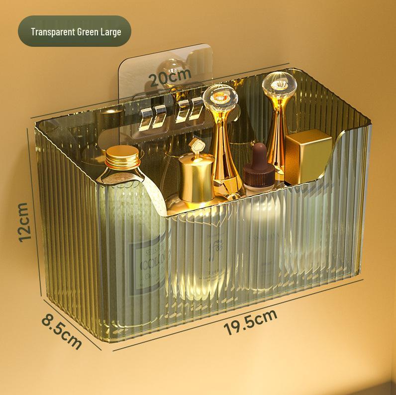 Wandmontierter Küchenkorb: Bohrfreie Aufbewahrung für Zwiebeln, Ingwer & Knoblauch; Gewürzregal & Mehrzweck-Organizer.