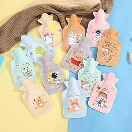 Cute Plush Cartoon Explosion-Proof Hot Water Bottle & Foot Warmer