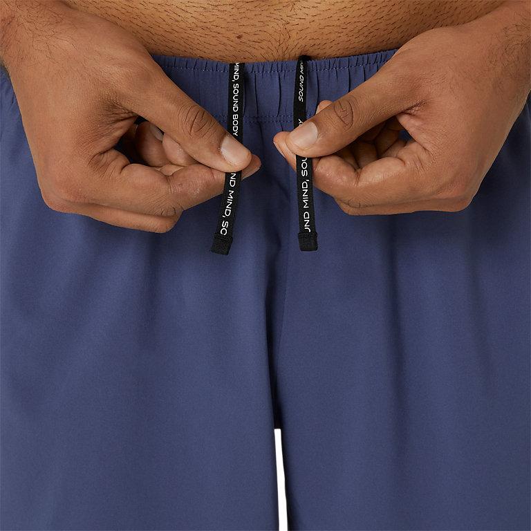 Asics Mid-Waist Moisture-Wicking Breathable Comfortable Soft Casual Sports Shorts Men Bottoms Blue 2011C835-402