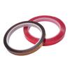 2 Rolls Thermal Sublimation Press Tape Red and Brown Color High Temperature Polyimide Tape for