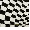 Checkered Doormat Anti Skid Black White Grid Cute Door Mat for Bathrooms Kitchens Living Rooms