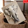 Pearl Art Painting Kit for Adults and Beginners, Elegant White Elephant Sparkling Painting Craft Home Wall Decor Handmade Gift Art Projects