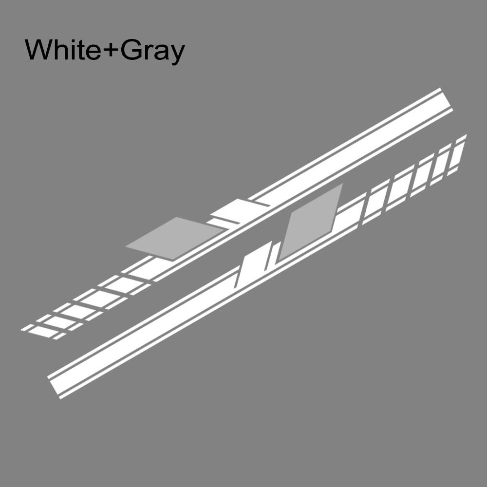 200x19cm 2PCS Sport Stripes Stickers For Pickup Car Door Side Body Vinyl Decals Auto Styling DIY Decoration Stickers Accessories