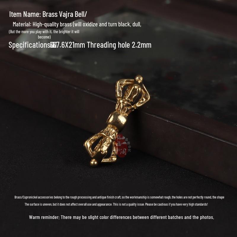 Tibetan Vajra Bell & Bead Rosary DIY Clasps