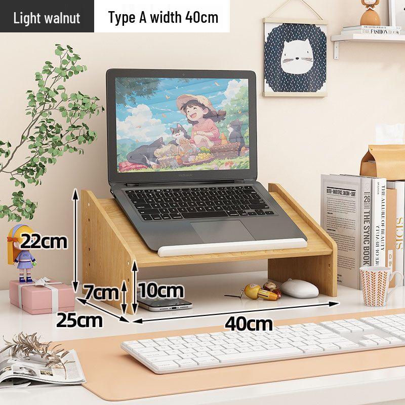 Laptop and Monitor Desktop Riser for Office and Dorm Use