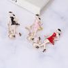 Creative Elegance Temperament Girl Brooch, Alloy Drip Fashion Accessories Anti-Light Collar Pin