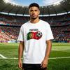 Patriotic Portugal Flag Soccer Fan Tee Portugal Soccer Lover Gift Tee Soccer Part Supplies Clothing Men Women Unisex Cotton Tops